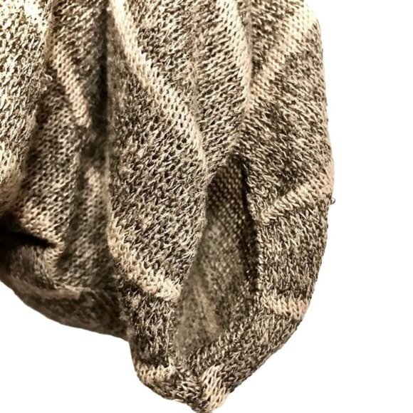 Anthropologie Twinkle Tan Boho Striped Cardigan Sweater - Picture 4 of 11